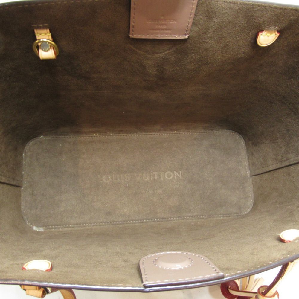 Louis Vuitton Long Beach MM Shoulder Bag Tote Vernis Brown - Picture 3 of 4